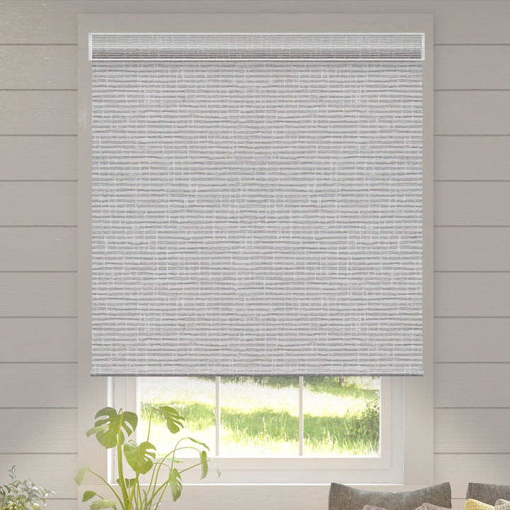 Canisteo Motorized Wand Roller Shades | Blackout | Cozy