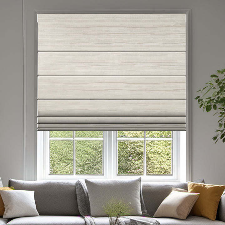 Canisteo Motorized Roman Shades | Blackout | Glam