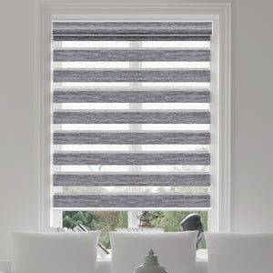 Canisteo Motorized Zebra Shades | Translucent | Aurora